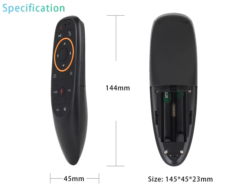G10 G10S G10SPRO Voice Remote Control 2.4G Wireless Air Mouse Gyroscope IR Learning for Android TV Box X96 Mini X96 Max plus PC