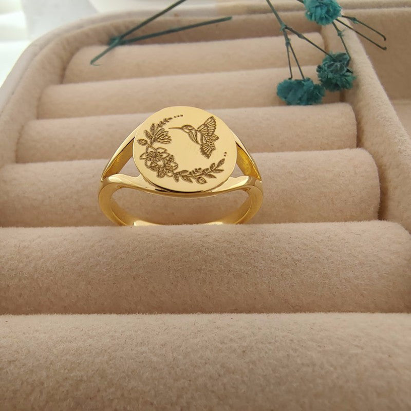 Hot Selling Lingniao Branch Alloy Ring