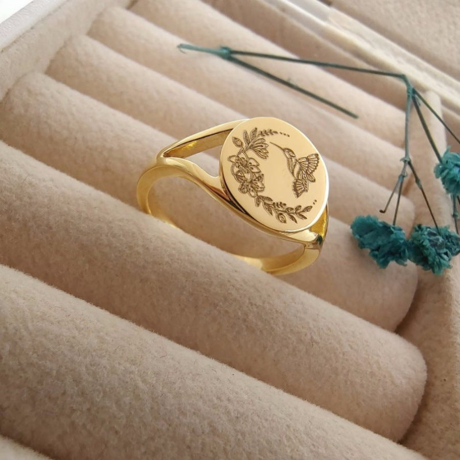 Hot Selling Lingniao Branch Alloy Ring