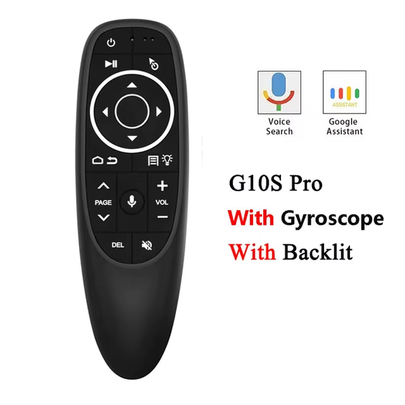 G10 G10S G10SPRO Voice Remote Control 2.4G Wireless Air Mouse Gyroscope IR Learning for Android TV Box X96 Mini X96 Max plus PC